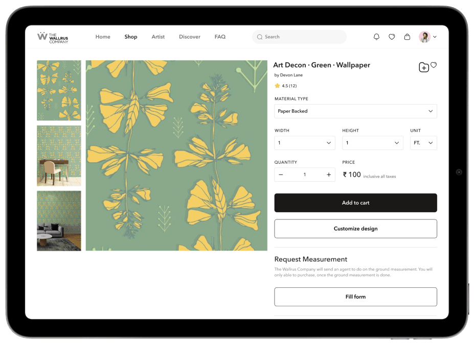 Slider image with loader