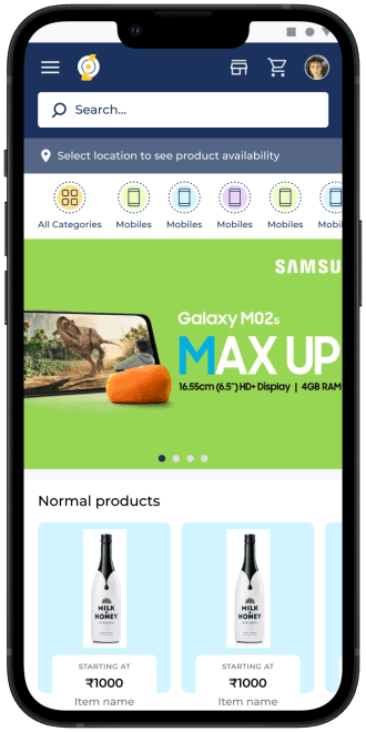 Slider image with loader